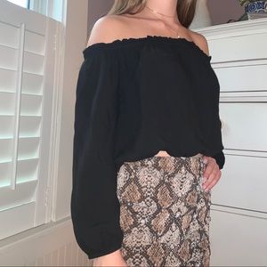off the shoulder top